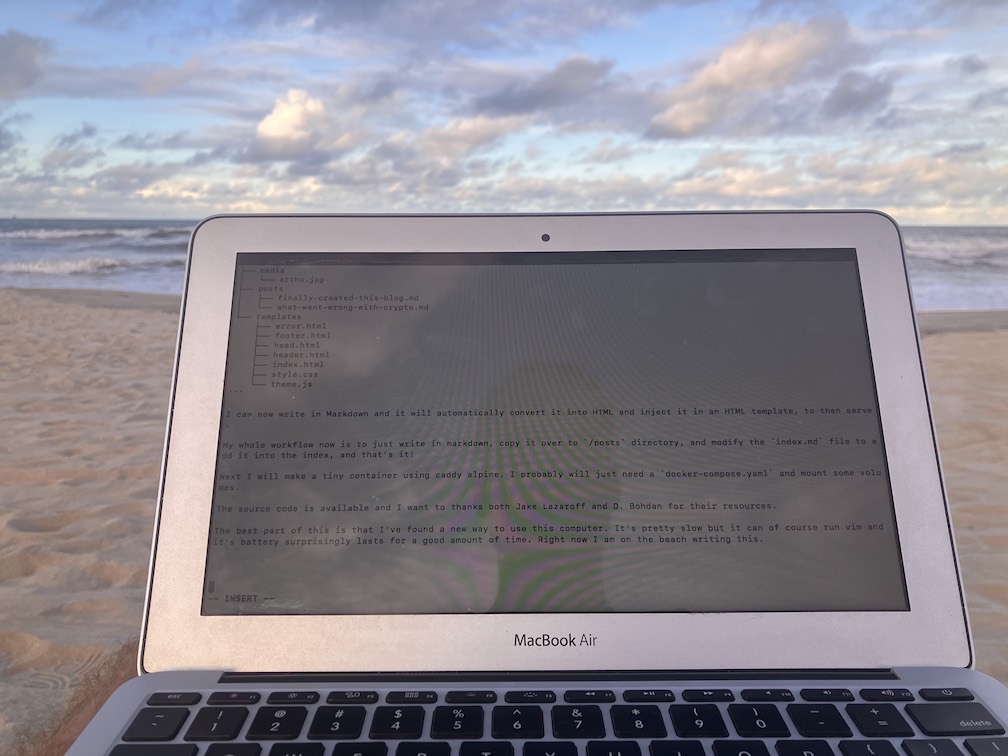 beach view